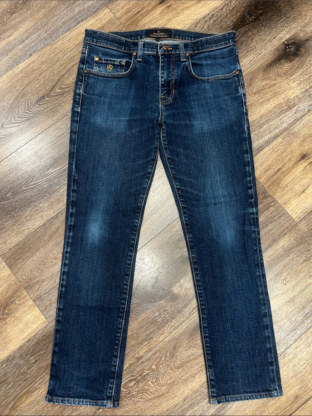 SOUL OF NOMAD MEN'S AKIRA SKINNY LUXURY DENIM JEANS